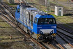D-AIX 272 410-2 rangierte am 31.03.2026 im Lübecker Hgbf (ALR). Zuvor kam sie vom Lübecker-Konstinkai/ Konstinbahnhof (ALKO) und fuhr wenig später weiter Richtung Hamburg.