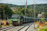 AIXrail 272 205 mit Belastungszug in Wuppertal, Juli 2026.