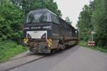 Dispo Vossloh G 2000 BB 1272 406-0, beim rangieren eines Mllzug, in Haanrade (NL). Am 17.6.11