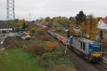 HGK DH751 am 11.11.12 mit einem Containerzug in Ratingen-Lintorf.