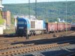 Diese OHE  G 2000 stand am 26.04.06 am Schluss des Gterzuges der ber die Brenzbahn fuhr.