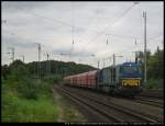 HGK DH751 durchfhrt den Bahnhof Kln West mit seinem Gterzug (21.09.2011) 