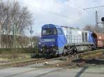 RBH 904 (Mak G2000/Bauj. 2001) bei der einfahrt in den Kohle Hafen in Duisburg Ruhrort. 8.3.07