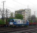 V 206 (G2000) der Ruhrtalbahn als Lz in Kln-West. 17.04.09