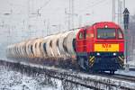 Die NE 9 auf dem weg nach Dornap-Hahnenfuhrt in Ratingen-Lintorf am 26.01.2010