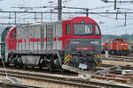 Die Diesellokomotive 2105 von Independent Rail Pertner war Ende Mai 2019 in Venlo abgestellt.