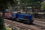 275 108-9 mit einem Güterzug. Aufgenommen am 25. Juli 2018 in Offenburg. 