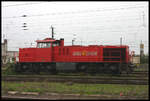 Betriebspause am 24.4.2005 für Mak G 1206 von Rail4Chem im Bahnhof Großkorbetha.