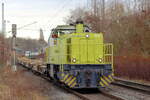 ATLU 275 821-7 in Diensten von der Dortmunder Eisenbahn in Gelsenkirchen-Bismarck 16.1.2026
