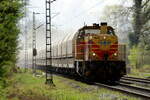 TKSE 546 (275 113-9) am BÜ km 10,832 Lintorfer Landweg in Duisburg 29.3.2026