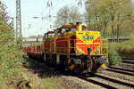 TKSE 549 (275 116-2) mit 548 (275 115-4) in Duisburg Abzweig Lohtarstrasse 9.4.2026