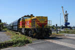 TKSE 545 in Duusburg-Wanheimerort am 08.08.2026. Leider kamen alle drei Z�ge die ich an diesem Tag an dieser Fotostelle aufgenommen habe aus der  falschen  Richtung.