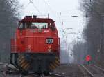 Ein Ruhrpottsprinter verlsst Moers. Das Foto stammt vom 12.12.2007