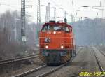 RBH 832 mit 363 224-7 (versteckt sich hinter der RBH). Holzwickede Bf. 20.02.2008.