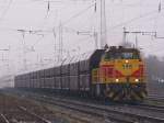 Diese Mak 1206 von Eisenbahn und Hfen kommt aus Richtung Duisburg. Das Foto stammt vom 26.03.2008