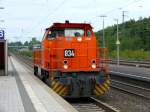 834 der RAG Bahn+Hafen bei der durchfahrt im Recklinghuser Hbf.