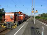 808  Ruhrpottsprinter  der RAG Bahn+Hafen in Herne am 9.9.2008