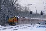 Lok 546 (G1206) der EH bringt einen Kalkzug von Rohdenhaus nach Duisburg. (05.01.2009)