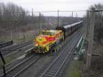 MAK G 1206 der Eisenbahn und Hfen in Duisburg-Meiderich am 19.01.2003.