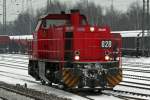 828 der RBH in Recklinghausen-Sd 4.1.2010