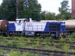 Eine G 1206 der RBH rangiert am 30.08.2010 im Bahnhof Gladbeck-West.