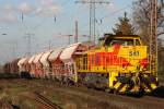 EH 541 am 20.11.10 mit Kalk nach Flandersbach in Ratingen-Lintorf