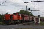 RBH 833 am 28.5.11 bei der Einfahrt in den Kohleport in Duisburg-Ruhrort Hafen.