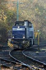 RBH 807 im Bergeumschlag Recklinghausen-Hochlarmark. 09.11.2011