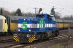NIAG Lok (G1206 - 275 017-2) Kommt am 18.01.2012 durch Rotenburg Wmme Gefahren.