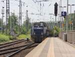 RBH 805, 275 805-6, schleppt ein paar Erz-Wagen nach Recklinghausen Sd.