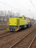 Alpha Tranins 1130 mit einem Kesselwagen. Gladbeck-West. 08.03.2013