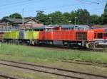 1507(eine MAK G1206)und die Alpha Trains 1138(ebenfalls eine 275),am 11.Juni 2013,in Bergen/Rgen.