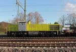 Die Vossloh MaK G 1206 der LOCON AG ( 92 80 1275 119-6 D-LOCON) am 25.11.2013 in Nassenheide.