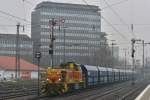 Thyssen Krupp Steel Europe Logistics 542 am 31.12.2014 in Düsseldorf-Rath.