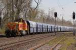 TKSE/EH 542 (275 835-7) durchfährt Ratingen-Lintorf 14.4.2015