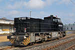 Rangierlok 92 80 1275 618-7 wartet bei der Lokwerkstatt hinter dem Bahnhof SBB auf den nächsten Einsatz. Die Aufnahme stammt vom 14.05.2016.