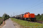 275 004-0 (Chemion) mit einem Kesselzug in Kaarst, 20. Juli 2016