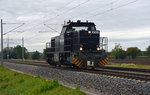 275 615, welche von DB Fahrwegdienste eingesetzt wird, rollte am 30.09.16 Lz durch Braschwitz Richtung Magdeburg.