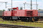 Lokportrait der MaK G1206 ex Cfl 1501 [92 80 1275 023-0 D-ATLD], welche am 31.05.19 in der Nähe des HP Duisburg-Bissingheim stand.