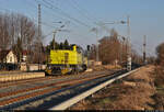 275 119-6 (Lok 1138 | Vossloh G 1206) auf Solofahrt durch den Hp Zscherben Richtung Sangerhausen.

🧰 Alpha Trains Belgium NV/SA, vermietet an die LOCON Logistik & Consulting AG
🕓 27.2.2022 | 16:30 Uhr