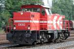 Die DE82 der HGK fhrt Lz durch Kln West am 12.07.2009