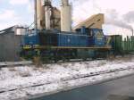 V2303 am 12.03.06 im Industriegebiet von Wismar.