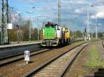 Am 01.05.2015 kamen 277 101&277 004 aus dem RAW Stendal und fuhr weiter nach Niedergörne.