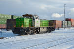 277 004-8 rangiert in Wiesau, 14.01.2017