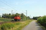 Neusser Eisenbahn G1700 in Meerbusch-Osterath am 17.8.2012 