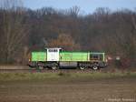 Ein Seitenportrait der V 1700.02 (277 102-0) SETG - Salzburger Eisenbahn TransportLogistik GmbH sie kam als Lz aus Richtung Borstel kommend, durch Stendal(Wahrburg) gefahren.