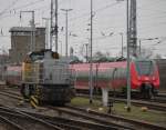 277 031-1(G1700 BB)der Firma Schweerbau GmbH stand am 24.01.2015 abgestellt im Rostocker Hbf 