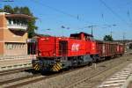 277 904 (AVG 468) mit dem DGZ 91222 (Eppingen-Bruchsal) in Bretten, 01.10.2015.