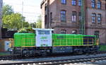 SETG mit der deutschen Tochter S-Rail GmbH und ihrer  V 1700.03  (NVR:  92 80 1277 004-8 D-SRA ) am 22.09.20 Durchfahrt Bf.