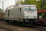 285 116-9 RheinCargo DE 805 in K�ln West, April 2014.